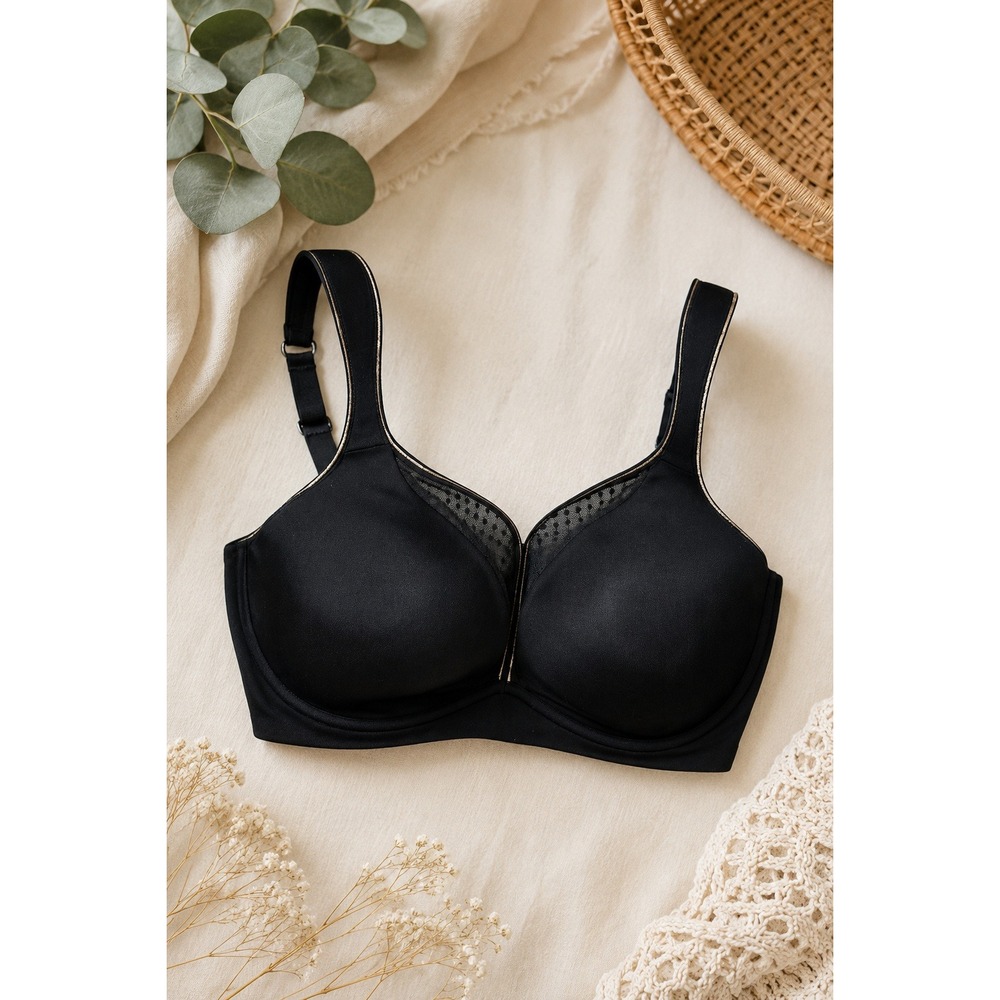 Simone Perele Classic 36G Black Molded Underwire Full Coverage Support Bra